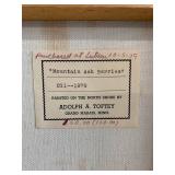 Mountain Ash Berries Oil Painting by Adolph A. Toftey