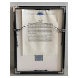 North Shore Anna Hess Framed Wolf Art Painting in Forest Scene