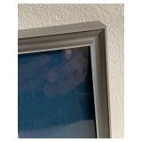 North Shore Anna Hess Framed Wolf Art Painting in Forest Scene