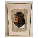 Framed Egyptian Papyrus Art