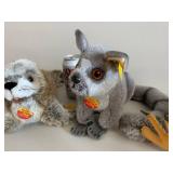 Steiff Snuffy, Kiwi, and Robby Plush Set