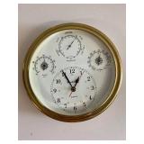 Brookstone Wall-Mounted Weather Station Clock