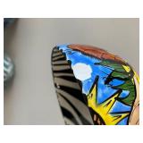 Hand-Painted African Ceramic Bowl Set - Artistic Collection