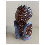 Handcrafted Mexican Alebrije Sculpture - Vibrant Colors