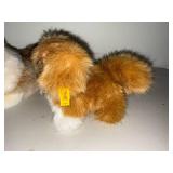 Vintage Steiff Collie and Pekinese Plush Toys Set