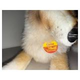 Vintage Steiff Collie and Pekinese Plush Toys Set