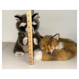Steiff Plush Raccoon & Fox Collectibles