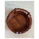 Antique Style Carved Wooden Display Stand Decor