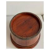 19th Century Chinese Cedar Rice Container
