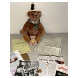 Steiff Harrods Musical Clown Bear & Mini Bear