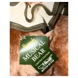 Steiff Harrods Musical Clown Bear & Mini Bear