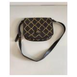 Longchamp Paris Crossbody Bag - Elegant Brown Pattern
