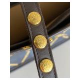 Longchamp Paris Crossbody Bag - Elegant Brown Pattern