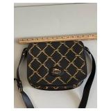 Longchamp Paris Crossbody Bag - Elegant Brown Pattern