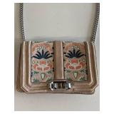 Rebecca Minkoff Embroidered Floral Crossbody Chain Bag