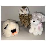 Plush Animal Trio Set