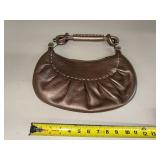 BCBG Max Azria Bronze Leather Handbag