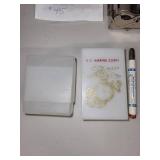 Vintage 1940s Coin Dispenser, Brass Ashtray, U.S. Marine Corps Card Case, and Accessories