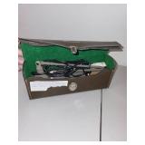 Vintage Tensar Lamp with Leather Case and Kodak Metal Film Reel Canister