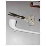 Vintage Shaving and Shoe Care Lot with Straight Razor, Safety Razor, Brushes, and Accessories