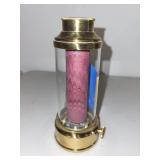 Vintage Brass and Glass Kaleidoscope, 6 Inch