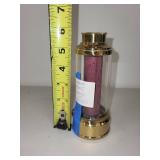 Vintage Brass and Glass Kaleidoscope, 6 Inch