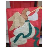 Set of 5 Religious Decorative Fabric Banners with Christian Themes