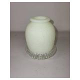 Vintage Fairy Lamp with Uranium Glass Shade