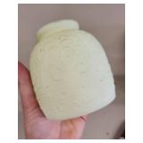 Vintage Fairy Lamp with Uranium Glass Shade