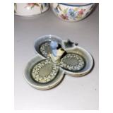 Set of 5 Decorative Trinket and Jewelry Boxes Including Wedgwood and Irish Belleek