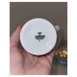 Vintage Porcelain Creamer and Floral Pottery Set - Mitteleich Bavaria, Hand-Painted Pitcher, Royal Winton Dish