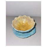 Vintage Porcelain Creamer and Floral Pottery Set - Mitteleich Bavaria, Hand-Painted Pitcher, Royal Winton Dish