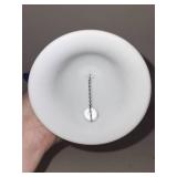 Set of 3 Fenton Glass Commemorative Bells Red Blue and White