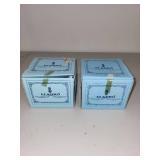 Pair of Lladro Christmas Bells 1987 and 1988 with Boxes