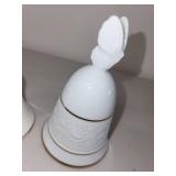 Set of 3 Collectible Porcelain Bells - Schmid, Enesco, Hallmark
