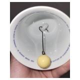 Set of 3 Collectible Porcelain Bells - Schmid, Enesco, Hallmark