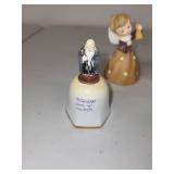Set of 4 Vintage Ceramic Angel and Figurine Bells