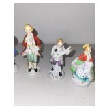 Set of 5 Occupied Japan Porcelain Figurines