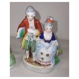 Set of 5 Occupied Japan Porcelain Figurines