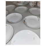 Noritake Hand-Painted Japan Tea Set with Gravy Boat, Cups, Saucers, and Ladle