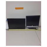 Vizio E221-A1 22-Inch LED TV and Dell Monitor Set