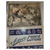 Vintage Baking and Pastry Tool Collection with Cookie Cutters, Pie Plates, and Bakeware