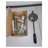 Vintage Toas-Tite Sandwich Maker and Cast Iron Manual Meat Grinder Set