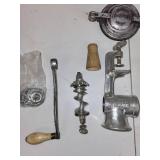 Vintage Toas-Tite Sandwich Maker and Cast Iron Manual Meat Grinder Set