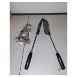 Vintage Toas-Tite Sandwich Maker and Cast Iron Manual Meat Grinder Set