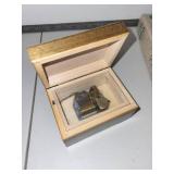 Christmas Collectibles Lot: 1973 Plates, Puzzle, and Reuge Nativity Music Box