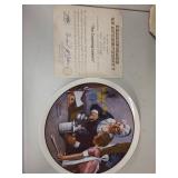 Collection of 4 Collector Plates - Norman Rockwell & Rorstrand Sweden Limited Editions