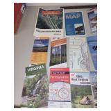 Vintage Collection of State Road Maps in Box