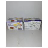 Set of 4 Progressive Butter Warmers with Ceramic Bowls and Metal Stands