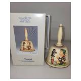 Set of 3 Goebel M.J. Hummel Annual Porcelain Bells with Boxes